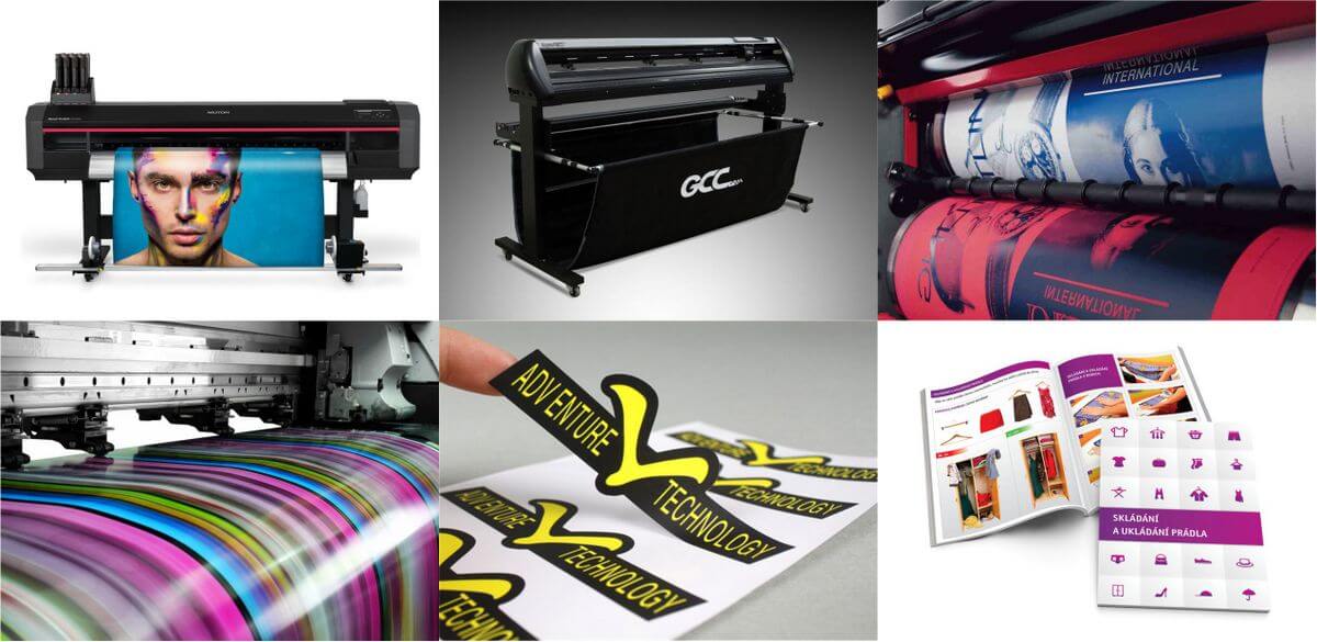 ukázka reklama velkoplošný produkční tisk